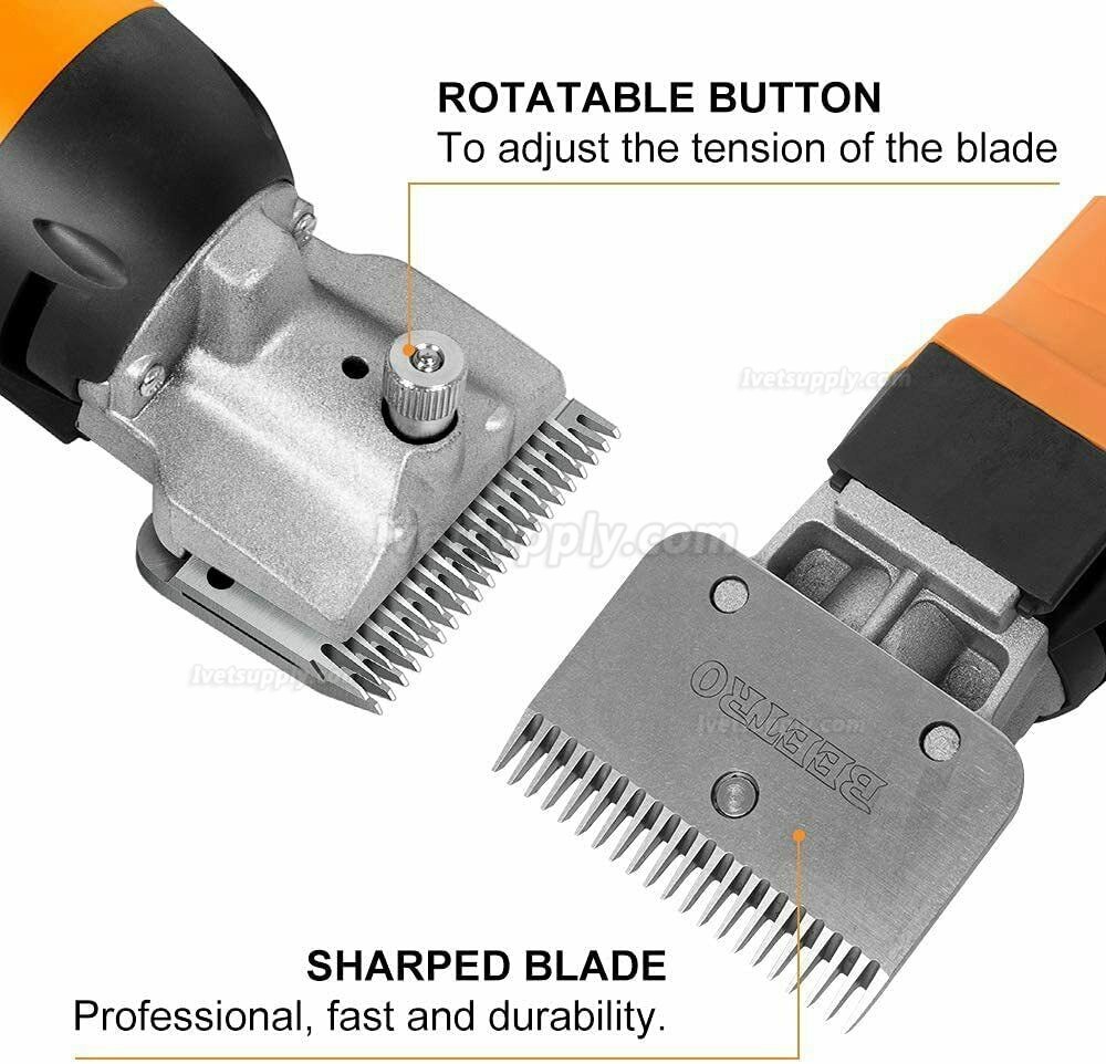 500W Electric Horse Clipper, Professional Horse Shears, Animal Grooming Kit